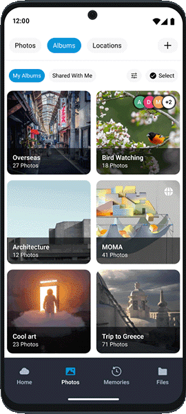 Shared Album sm Synchronoss Personal Cloud Release 26.9 Shared Albums